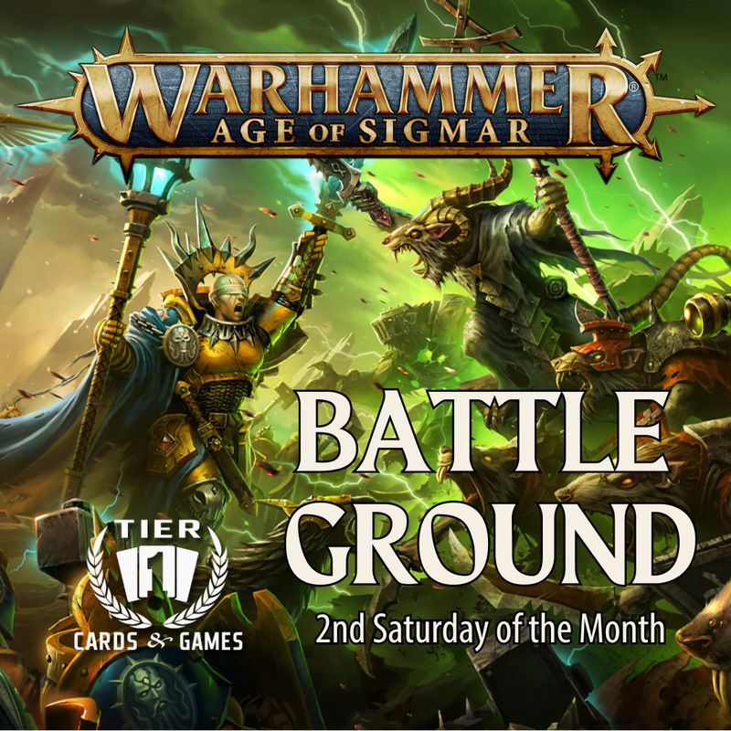 Warhammer Age of Sigmar: Battle Grounds - Saturday, May 9