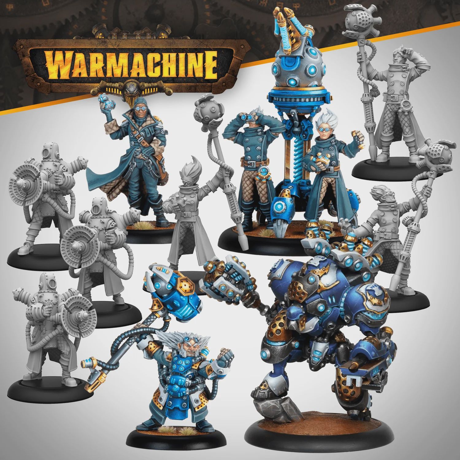 Warmachine: Cygnar Storm Forge Command Cadre