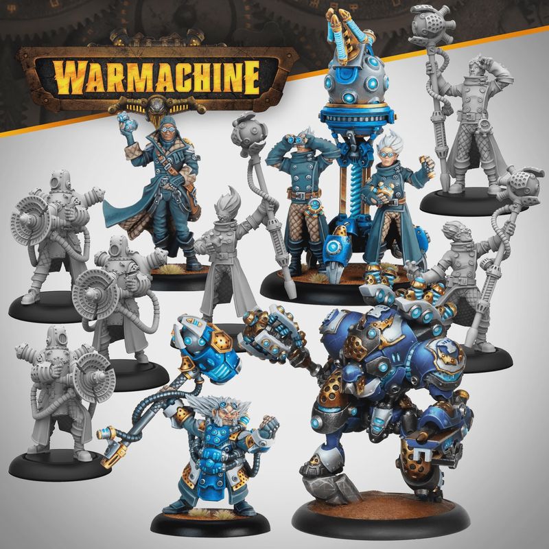 Warmachine: Cygnar Storm Forge Command Cadre