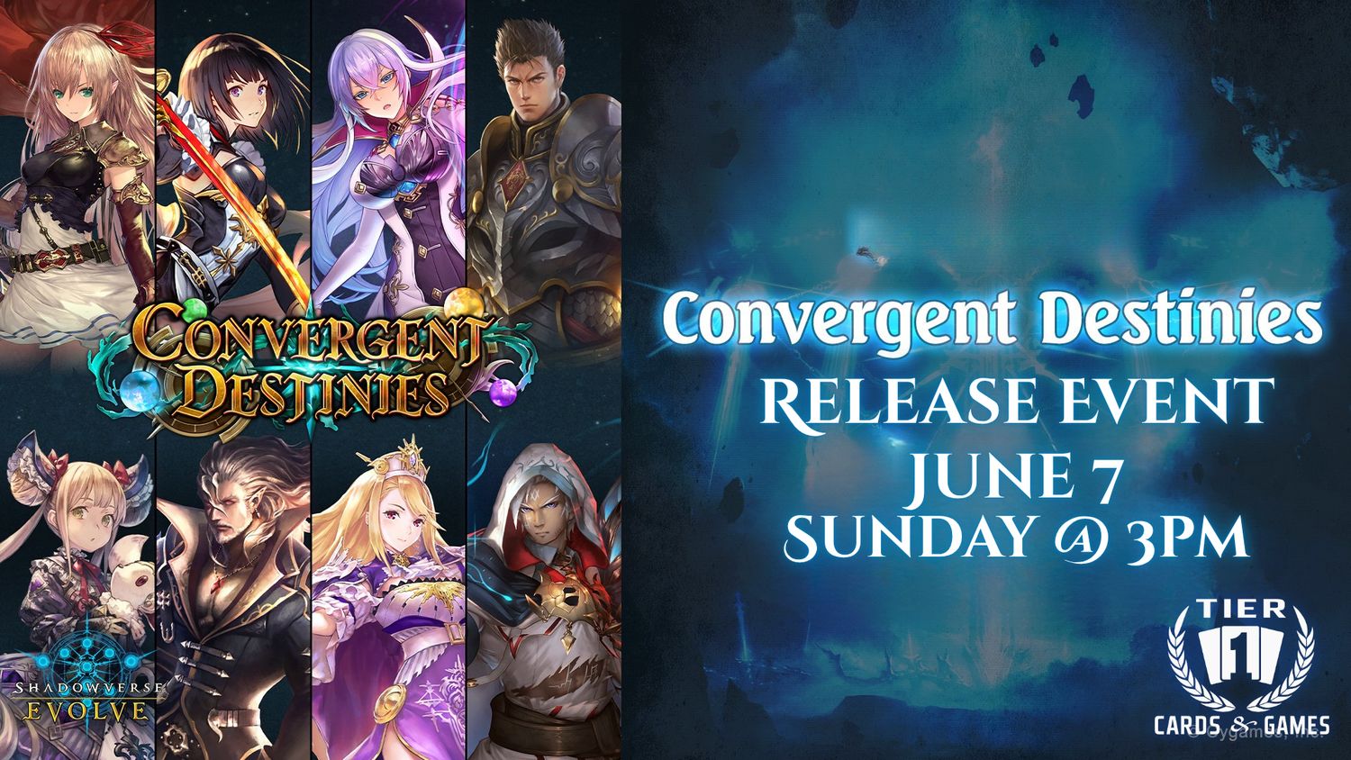 Shadowverse: Convergent Destines Release - Sunday, June 7