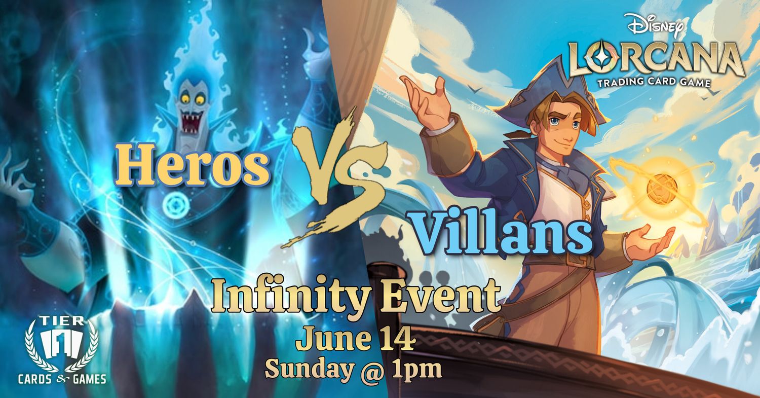 Lorcana: Infinity Win-a-Box - Sunday, June 14