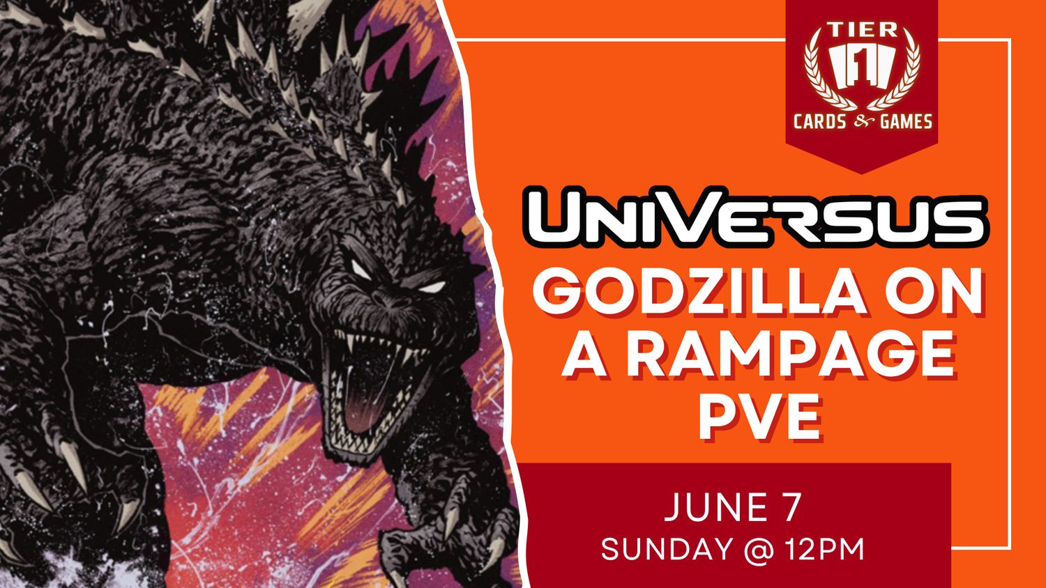 UniVersus: Godzilla on a rampage PVE - Sunday, June 7