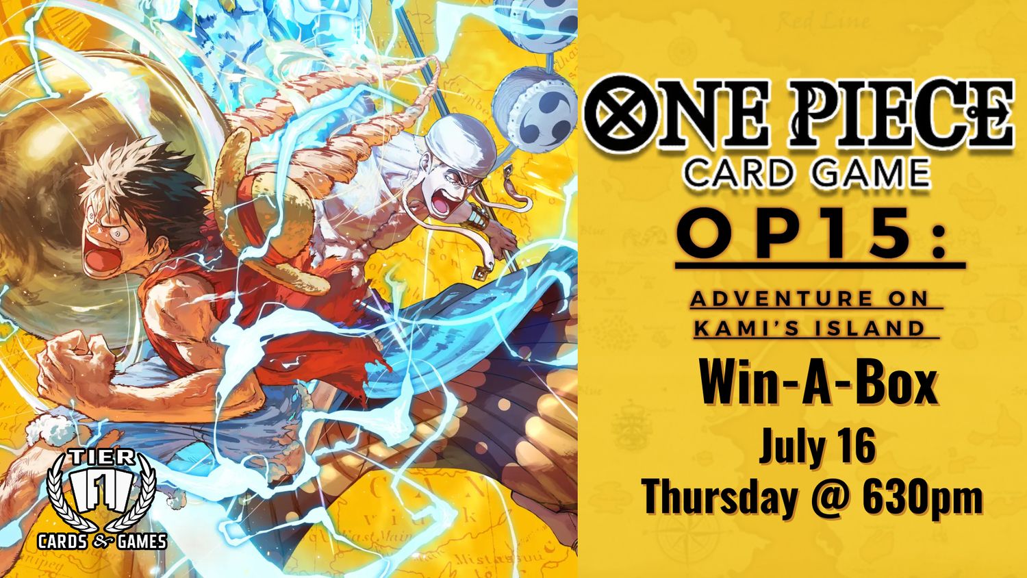 One Piece: Adventure on Kami's Win-A-Box - Thursday, July 16