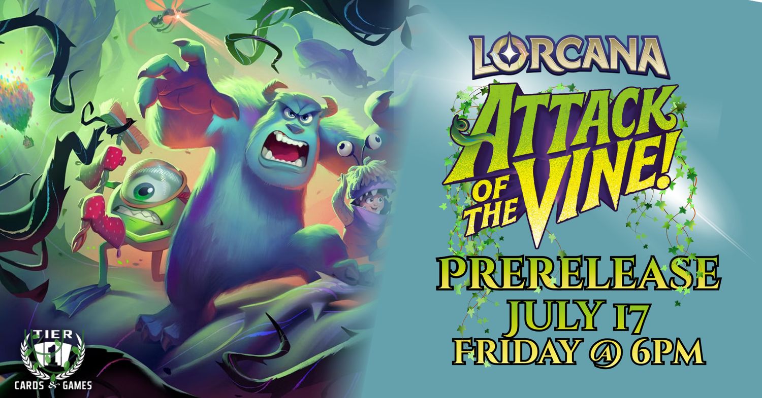 Lorcana: Attack of the Vine! Prerelease - Friday, June 17