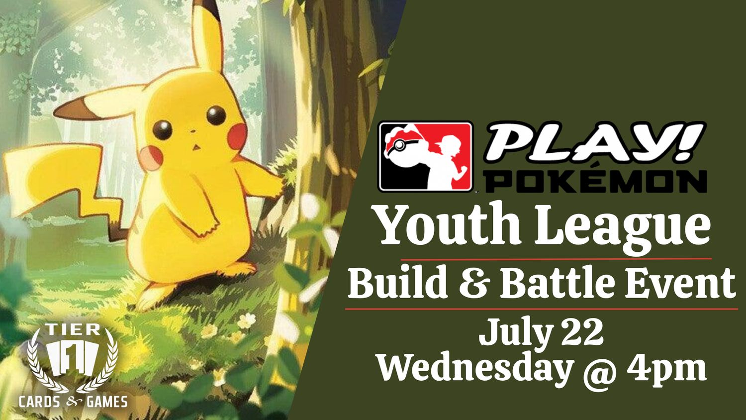 Pokémon Youth League: Journey Together Build &amp; Battle - Wednesday, July  22