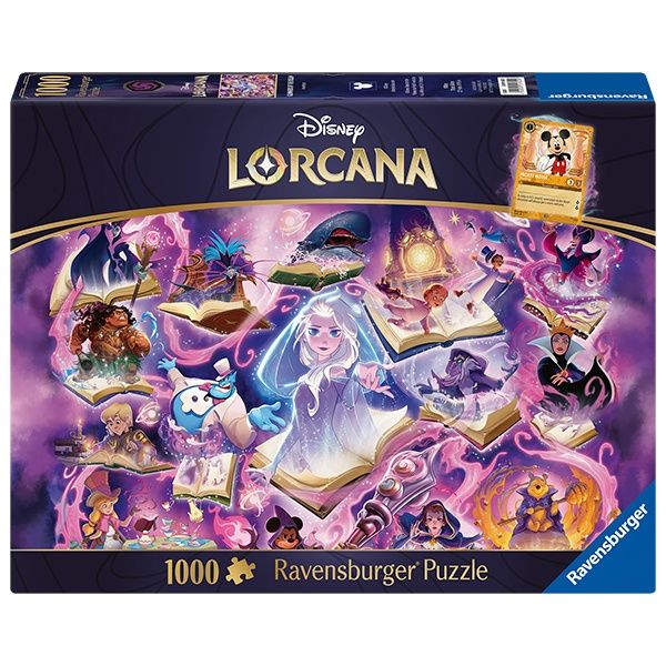 Puzzle: Disney Lorcana Glimmers of the Realm- Amethyst (1000 Pieces)