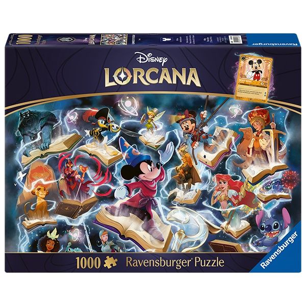 Puzzle: Disney Lorcana Glimmers of the Realm- Steel (1000 Pieces)