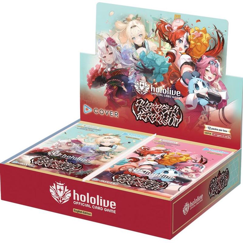 hololive english booster box Official Card Game: Enchant Regalia Build your very own deck by combining cards with the Start Deck Quintet Spectrum Hololive OCG Booster