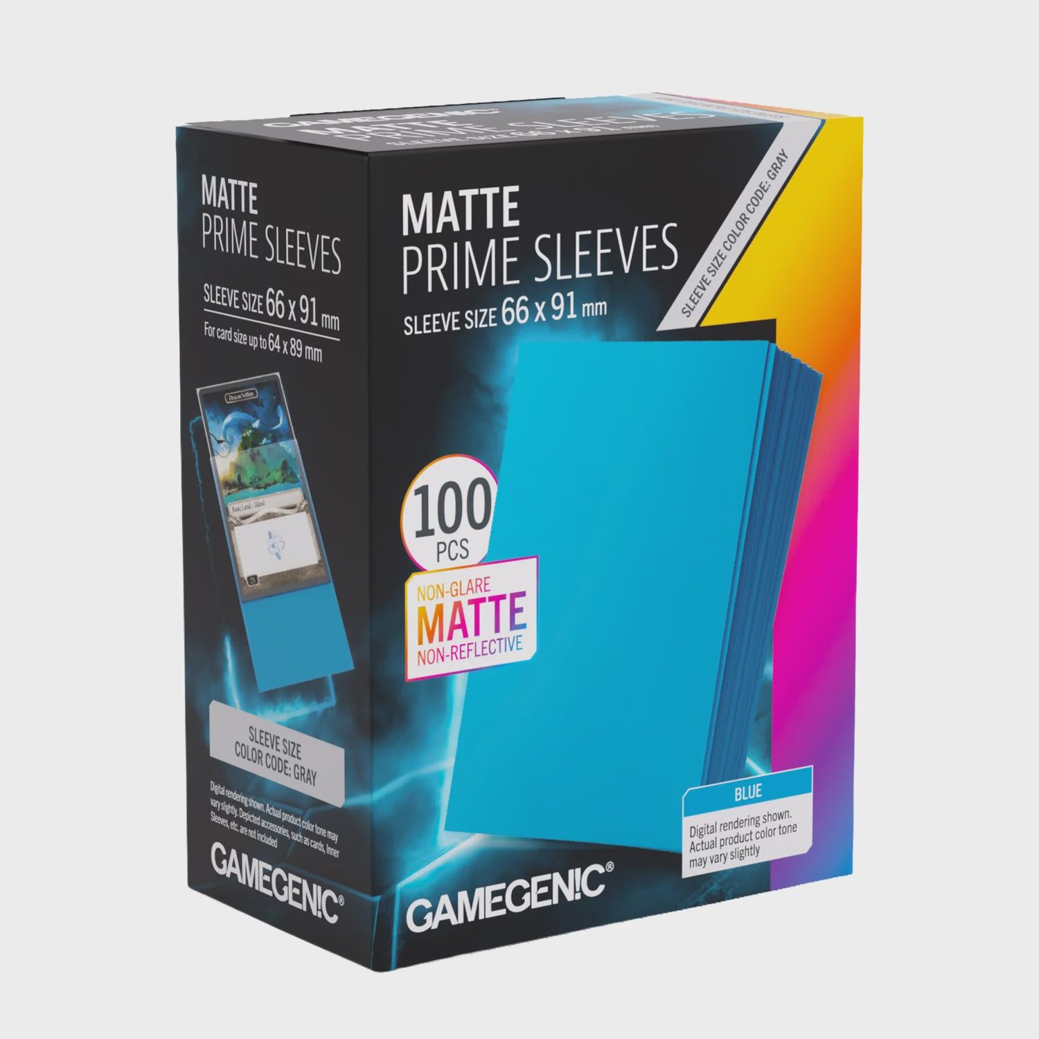 Matte Prime Sleeves Blue 66x91