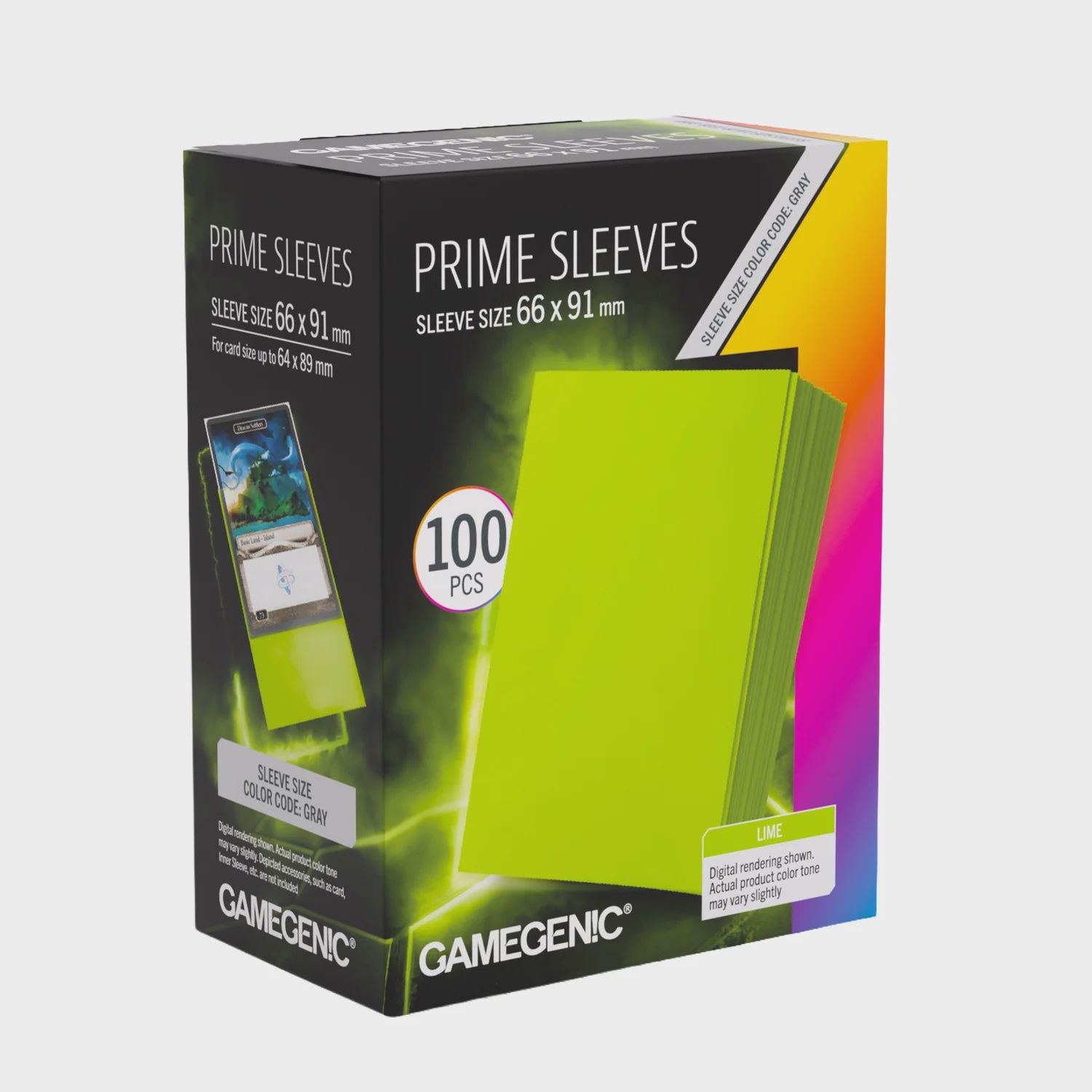 Prime Sleeves Lime 66x91
