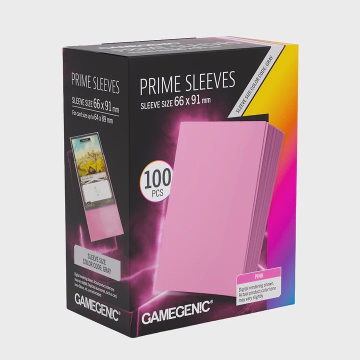 Prime Sleeves Pink 66x91