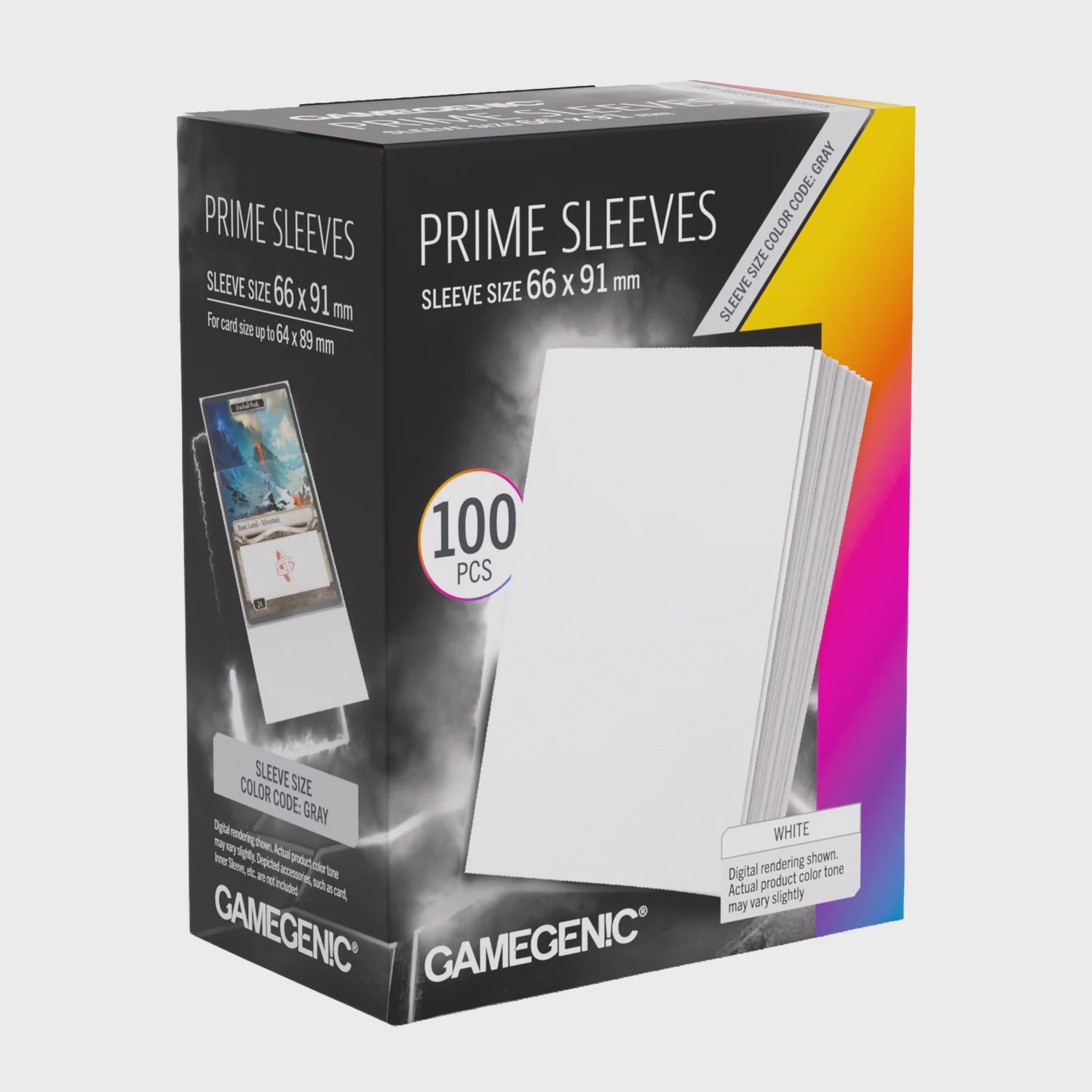 Prime Sleeves White 66x91