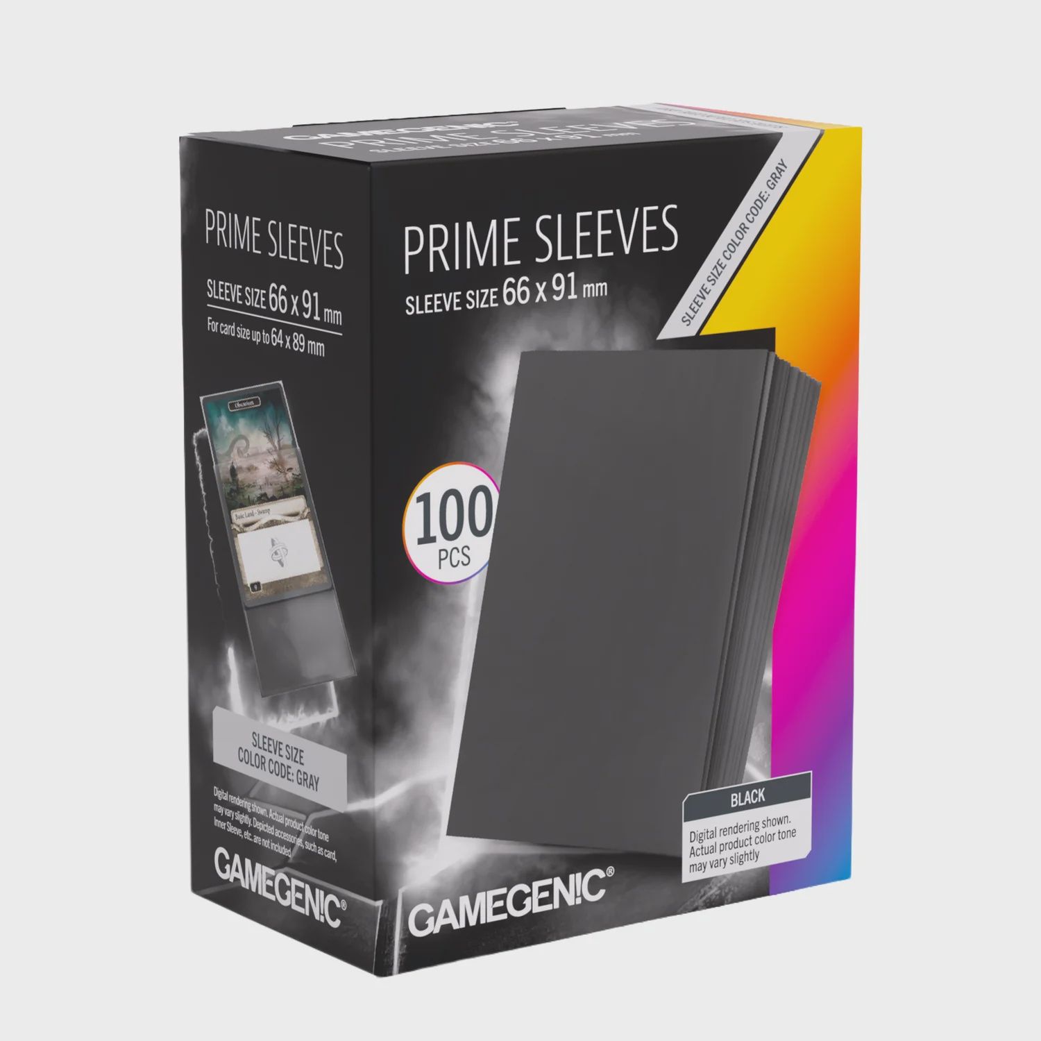 Prime Sleeves Black 66x91