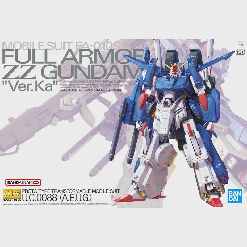 MG Full Armor ZZ Gundam Ver.Ka - 1/100