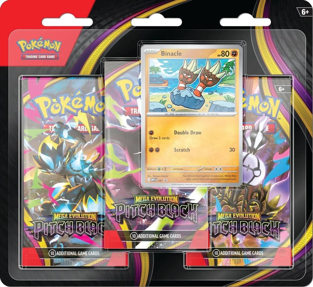 Pitch Black 3-Pack Blister [Binacle] - ME05