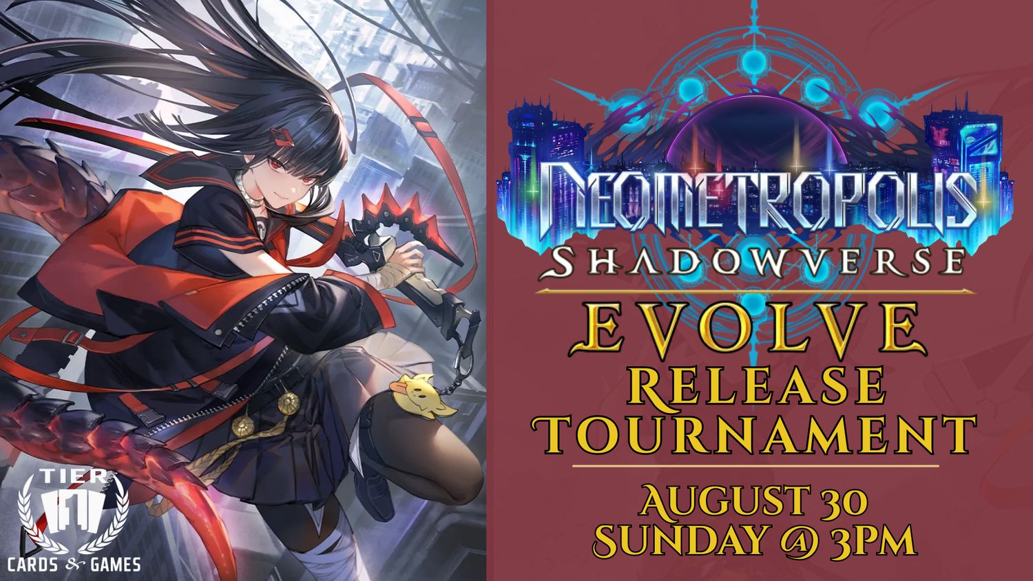Shadowverse: 3rd Anniversary Release Tournament - Sunday, August 30