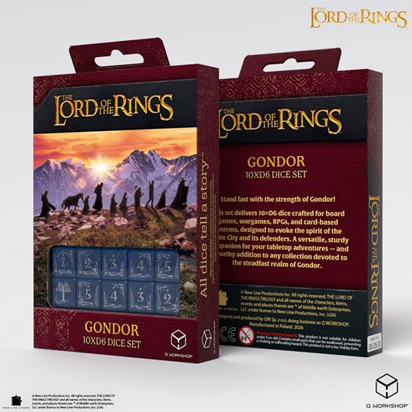 10d6 The Lord of the Rings: Gondor Dice Set