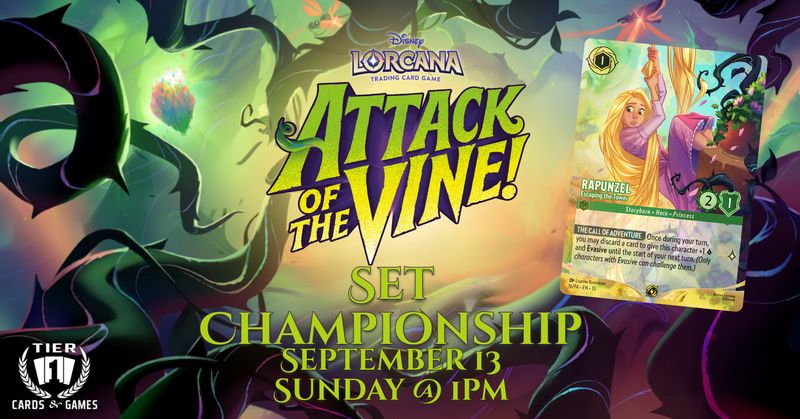 Lorcana: Attack of the Vine! Set Champs - Sunday, September 13
