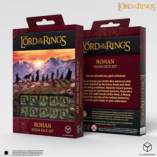 10d6 The Lord of the Rings: Rohan Dice Set