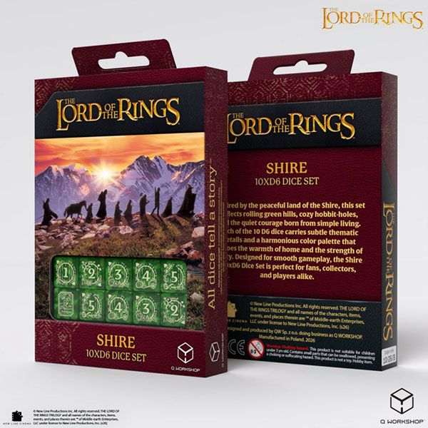 10d6 The Lord of the Rings: The Shire Dice Set