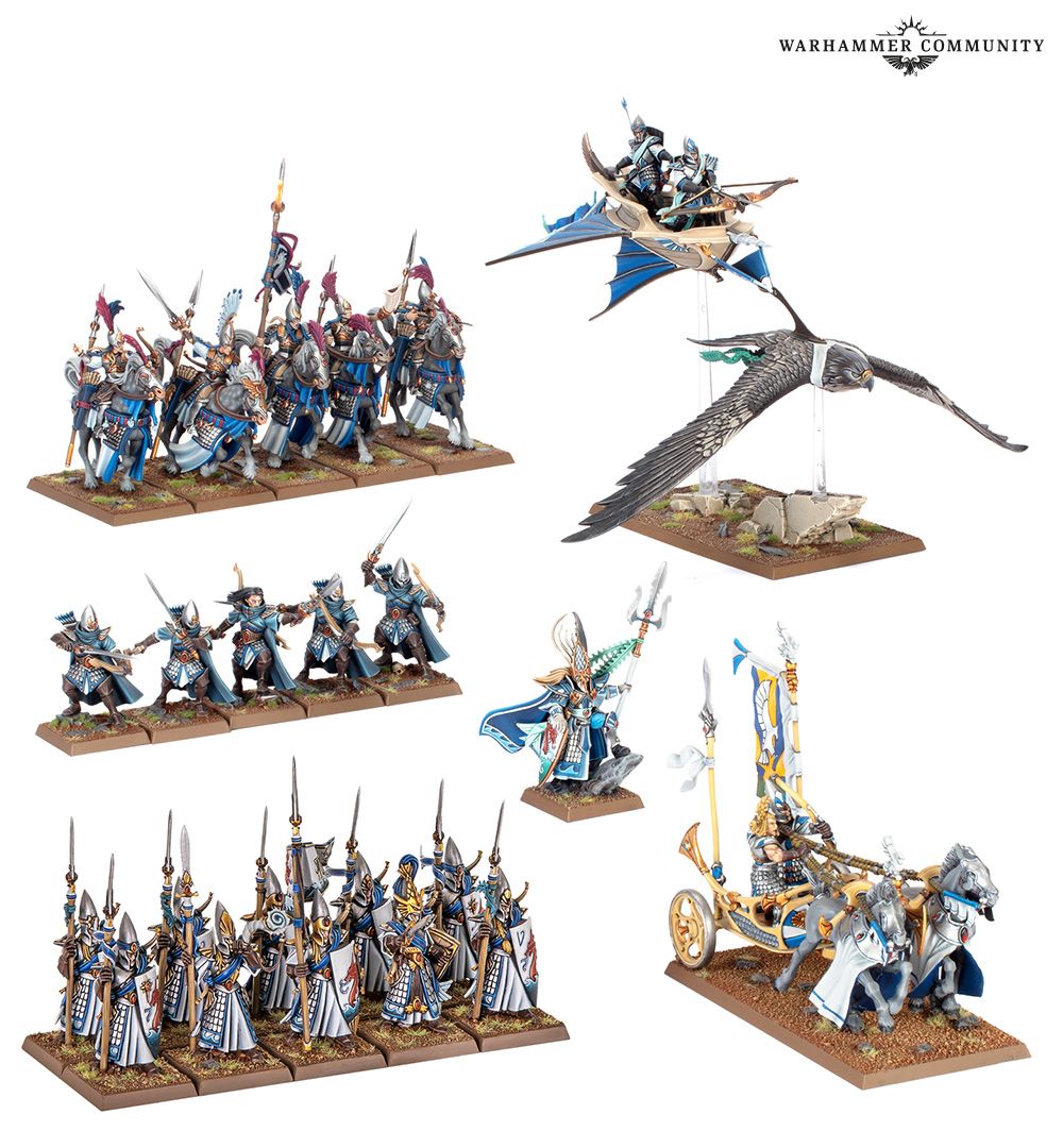 13-23 Battle March Army boxes - High Elf Realms