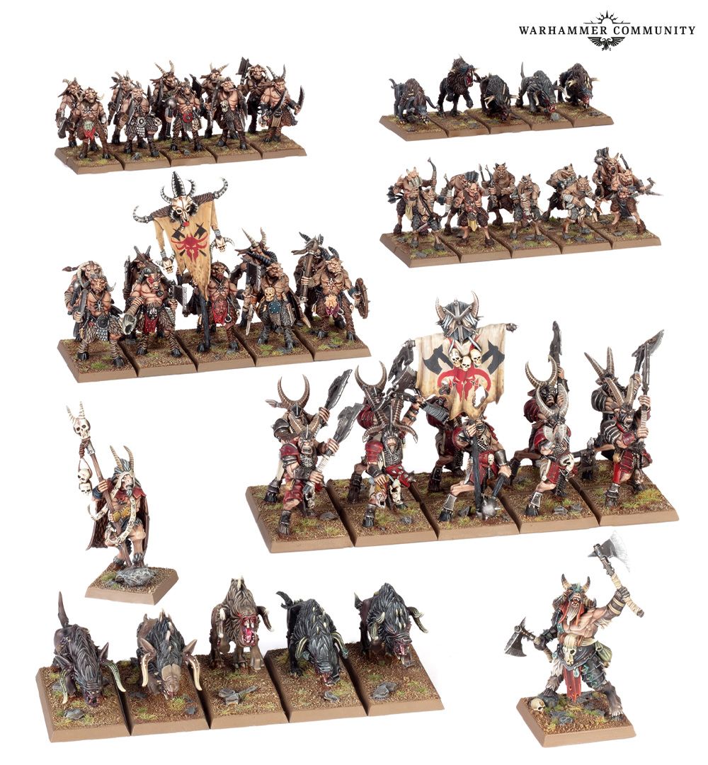 08-112 Battle March Army boxes - Beastmen Brayherds