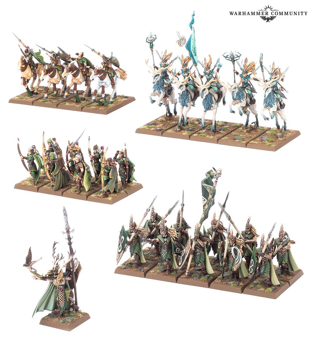13-110 Battle March Army boxes - Wood Elf Realms