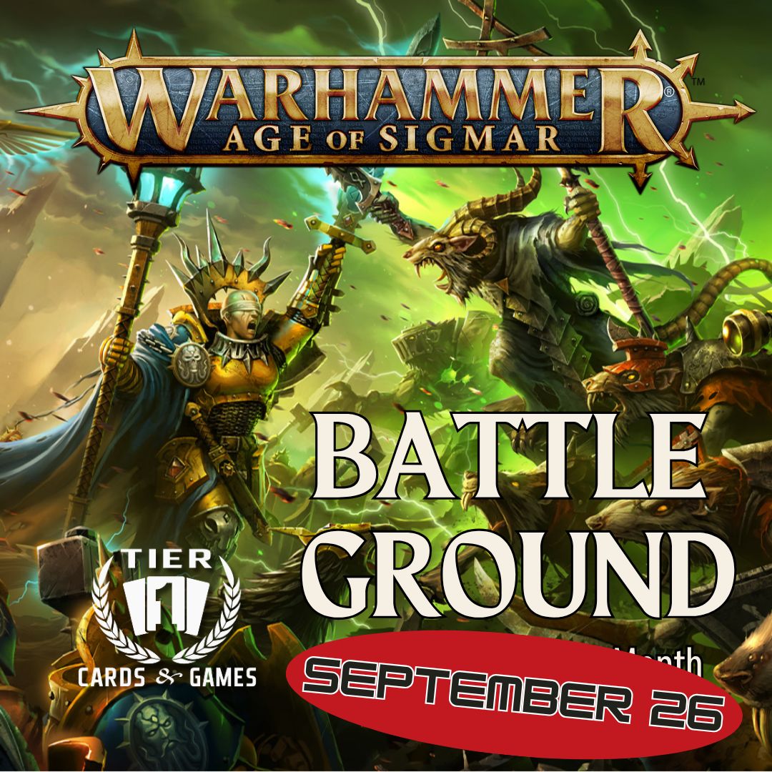 Age of Sigmar: Battle Grounds - Saturday, September 26