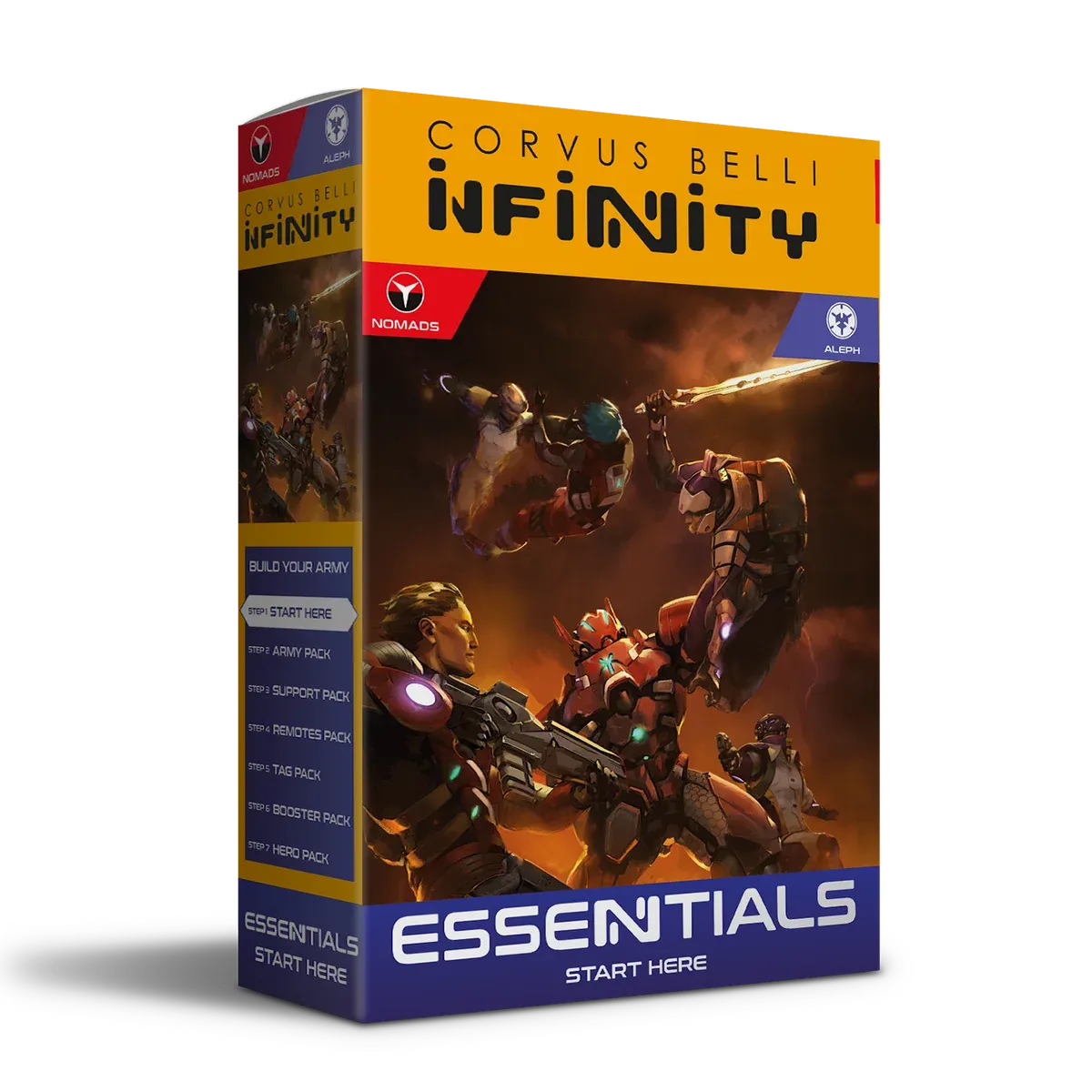 Infinity: Essentials Start Here (Nomads &amp; Aleph Starter Pack)