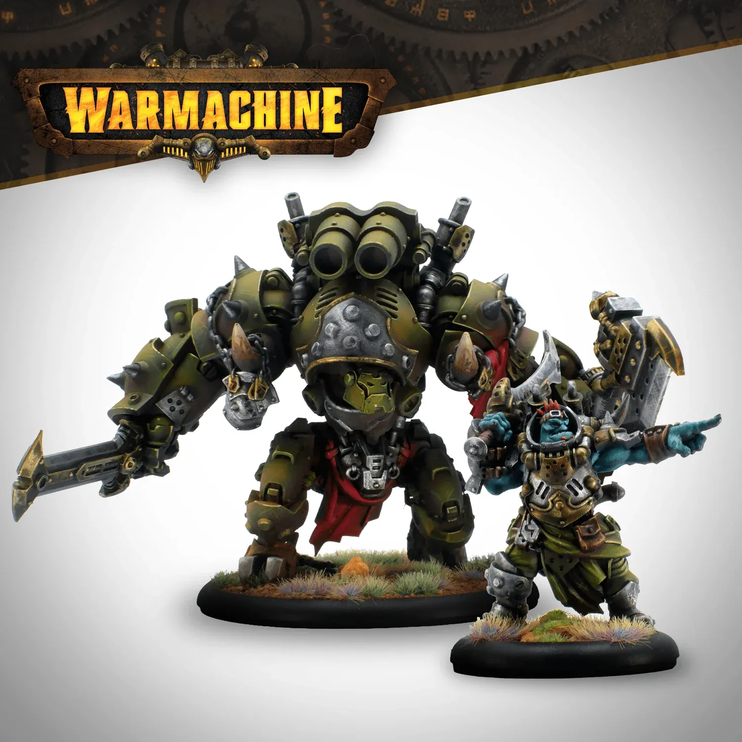 Warmachine: Southern Kriels Kithguard Journeyman &amp; Ramhead