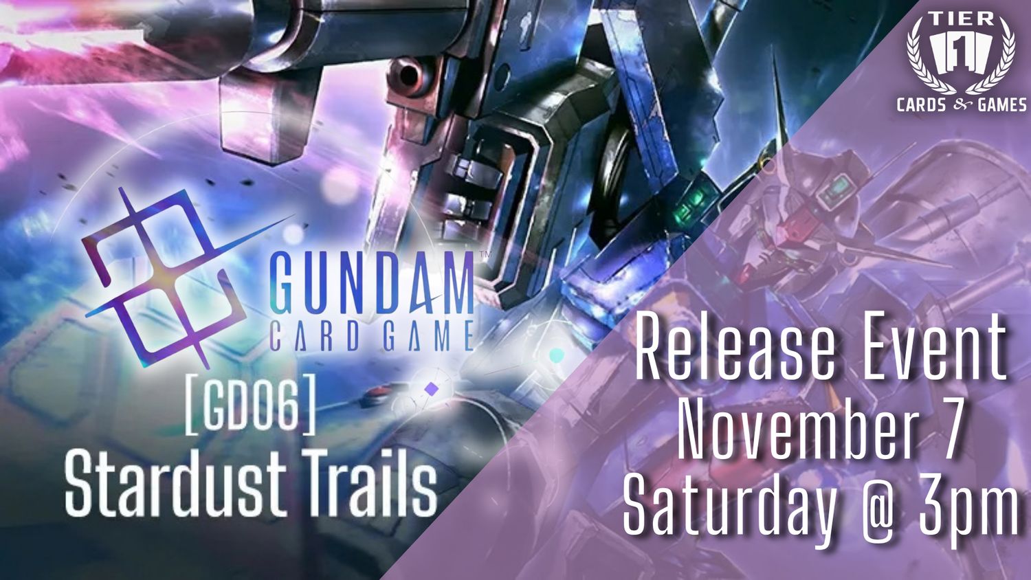 Gundam: Stardust Trails Release Event - Saturday, November 7
