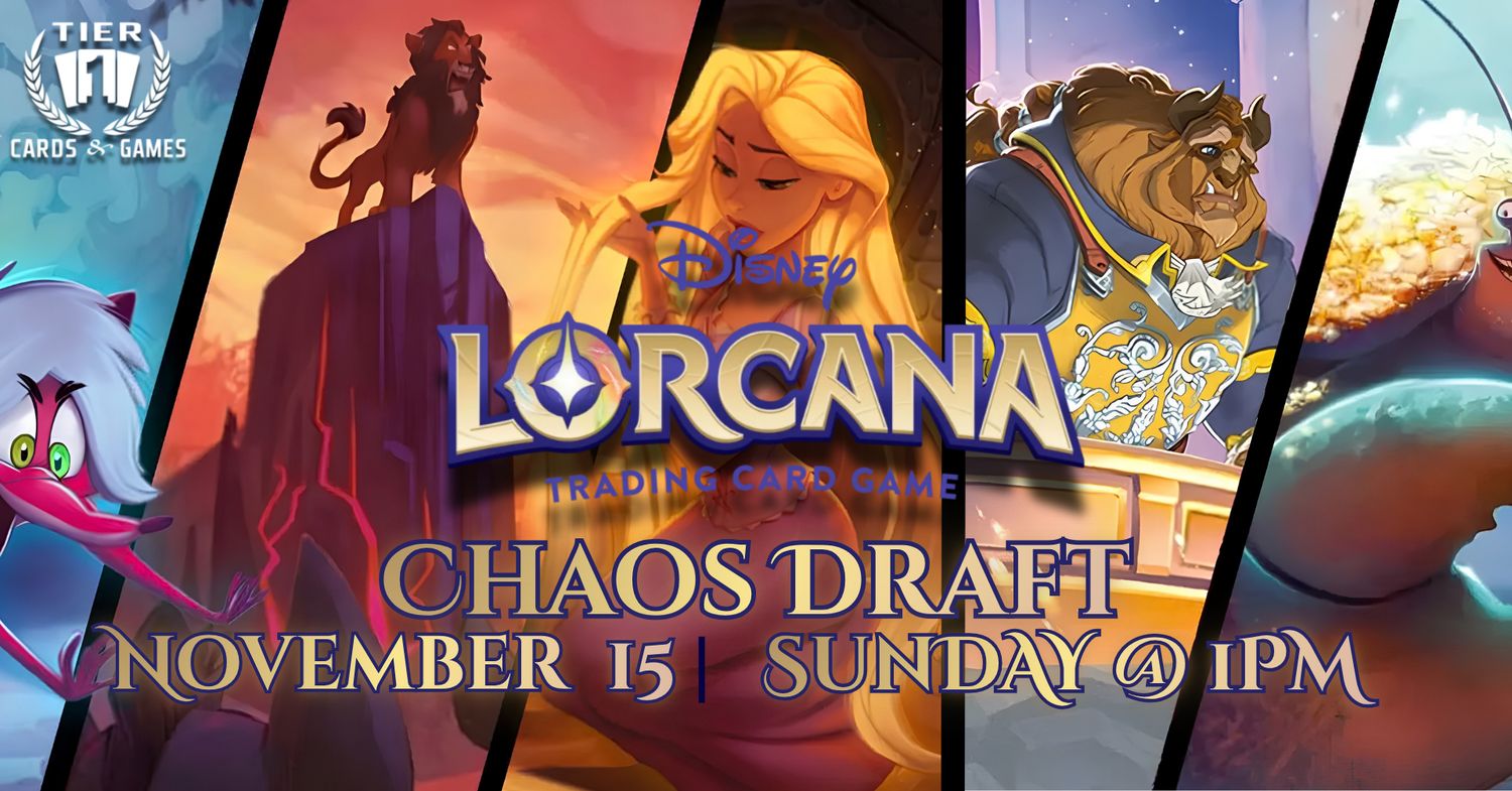 Lorcana: Infinity Chaos Draft - Sunday, November 15