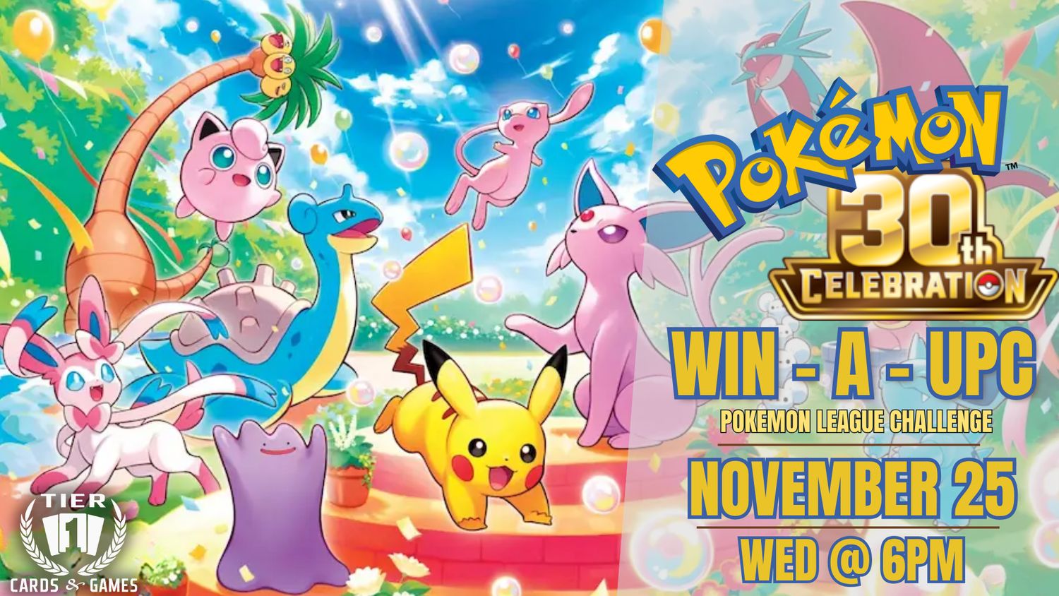 Pokemon: Win-A-UPC League Challenege - Wednesday, November25