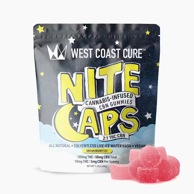 WEST COAST CURE - Dream Berry'zzz - 10 Gummies (10:5 mg each)