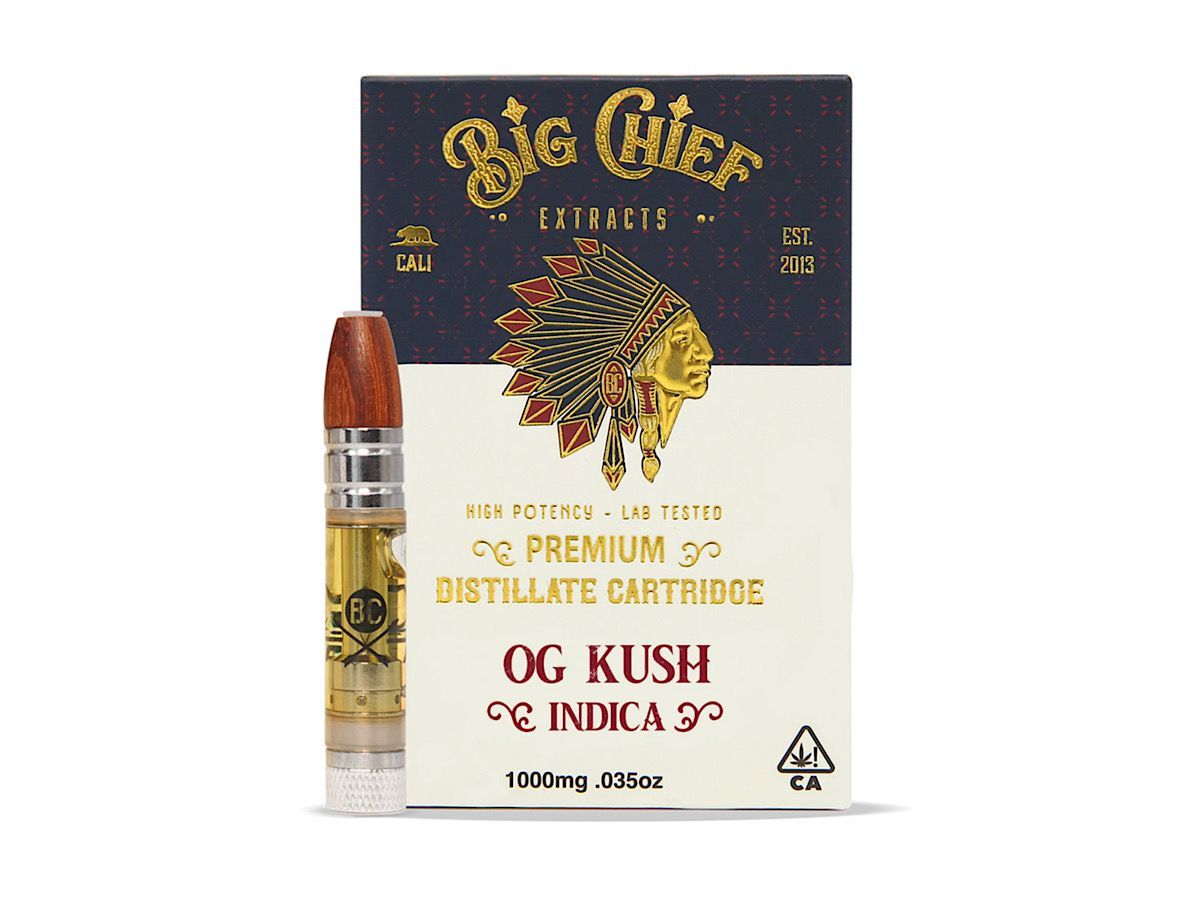 BIG CHIEF - OG KUSH - 1G THC Cartridge - $30