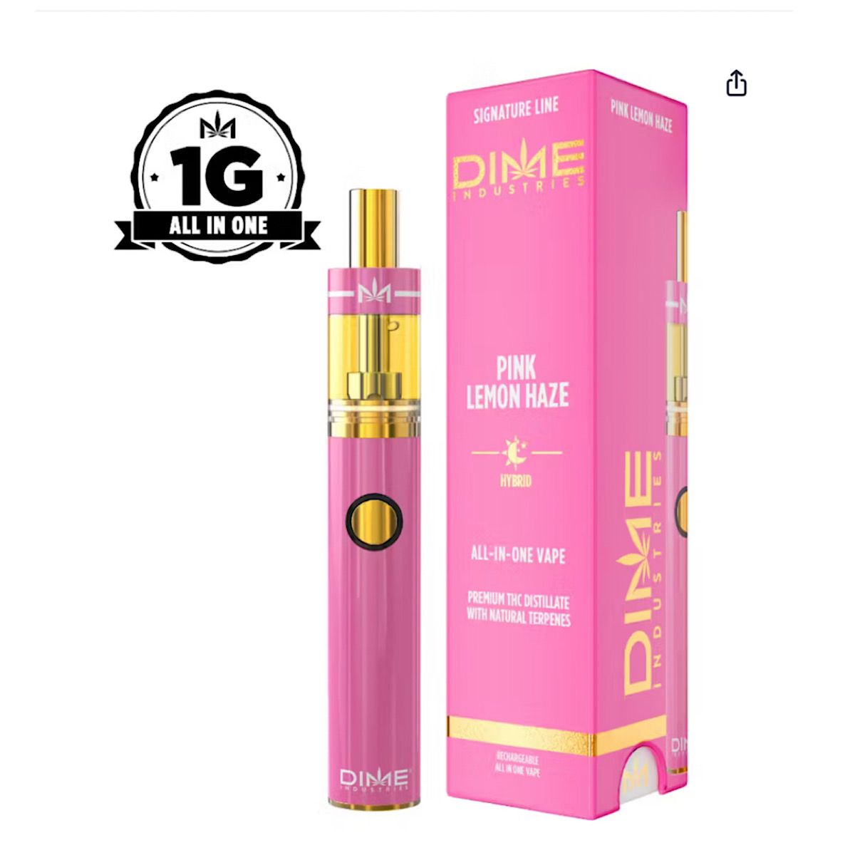 DIME - Pink Lemon Haze 1G All in One Device