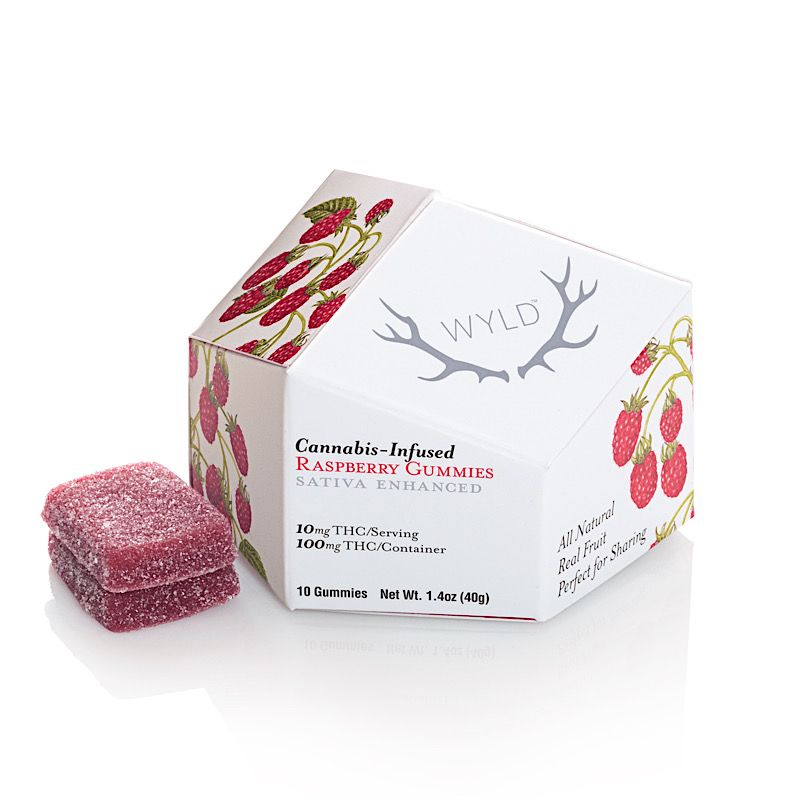 WYLD - Raspberry Sativa Enhanced Gummies | 100mg