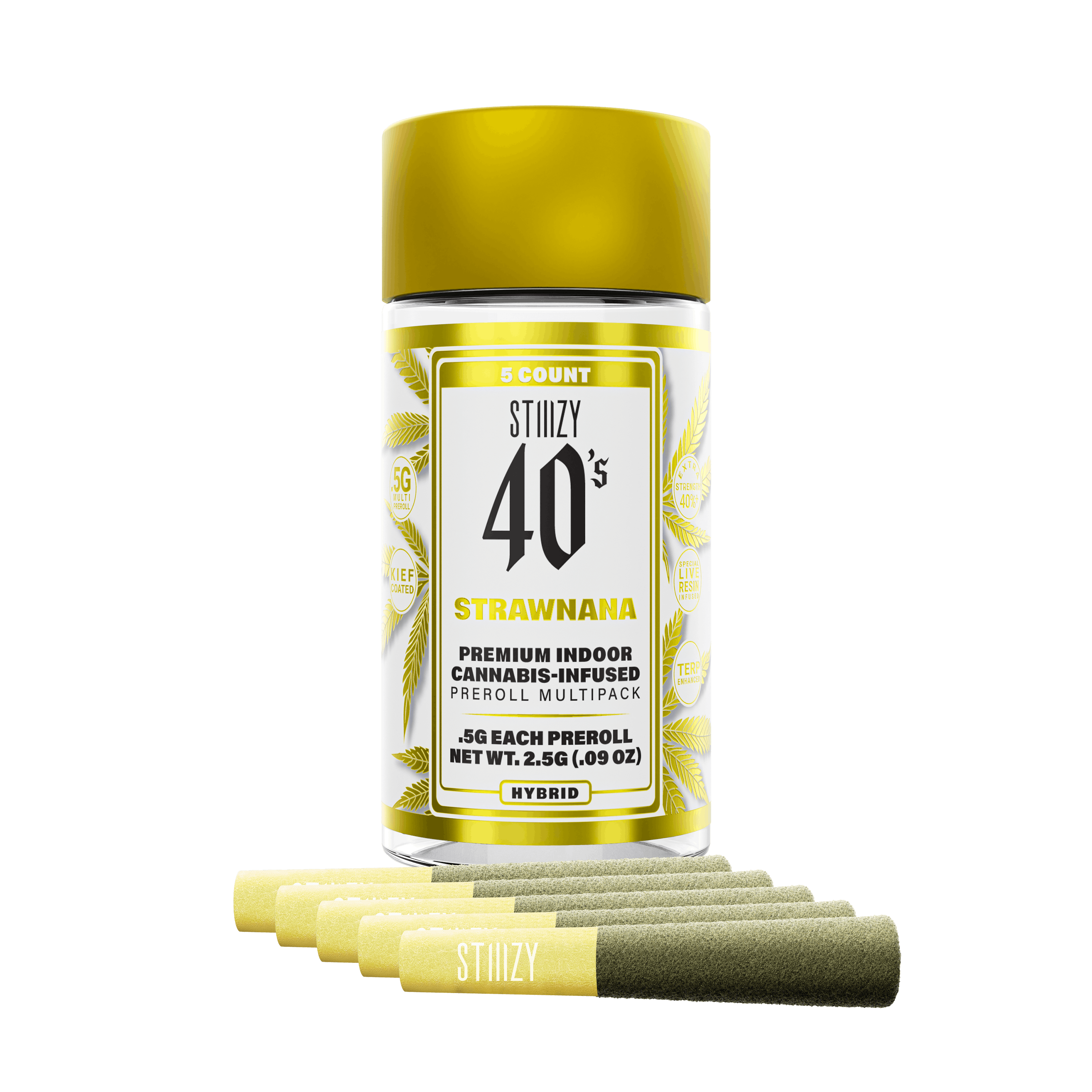 STIIIZY - STRAWNANA - 5G 40's Infused Preroll