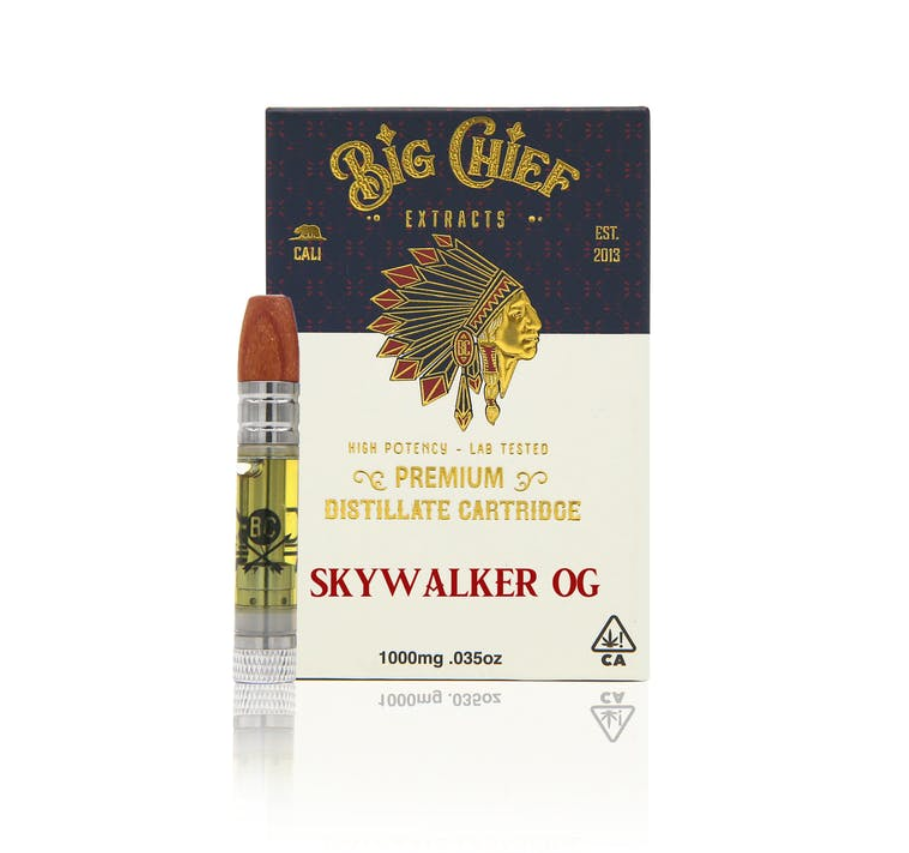 BIG CHIEF - SKYWALKER OG - 1G THC Cartridge - $30