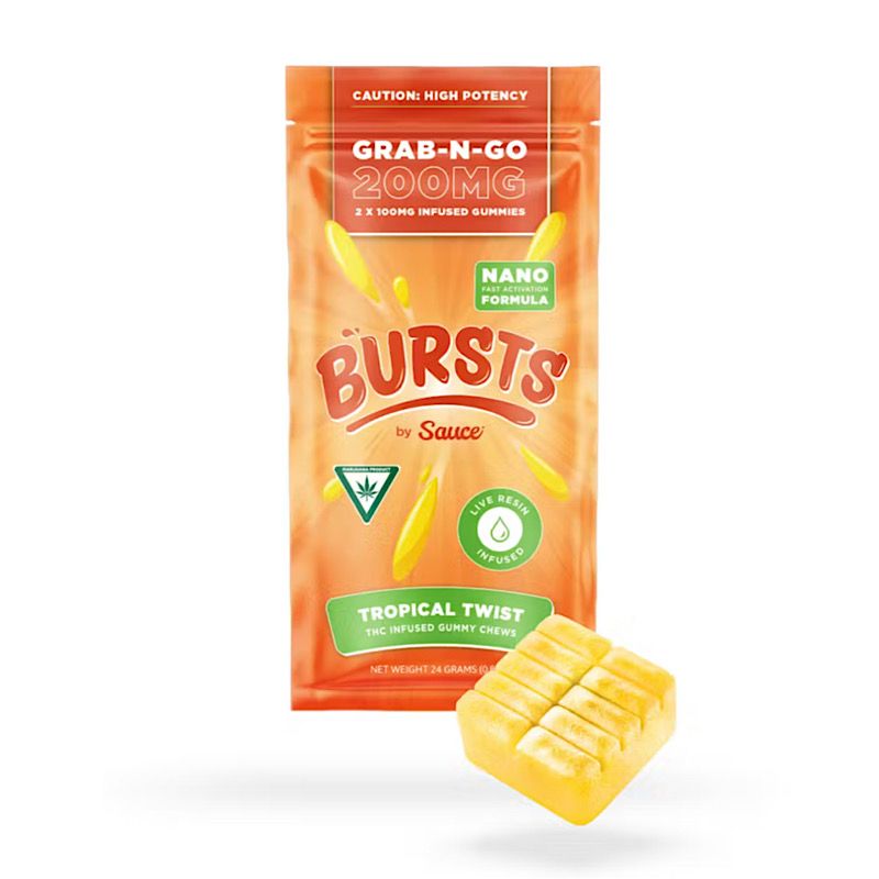 SAUCE - Bursts / Tropical Twist - 100mg