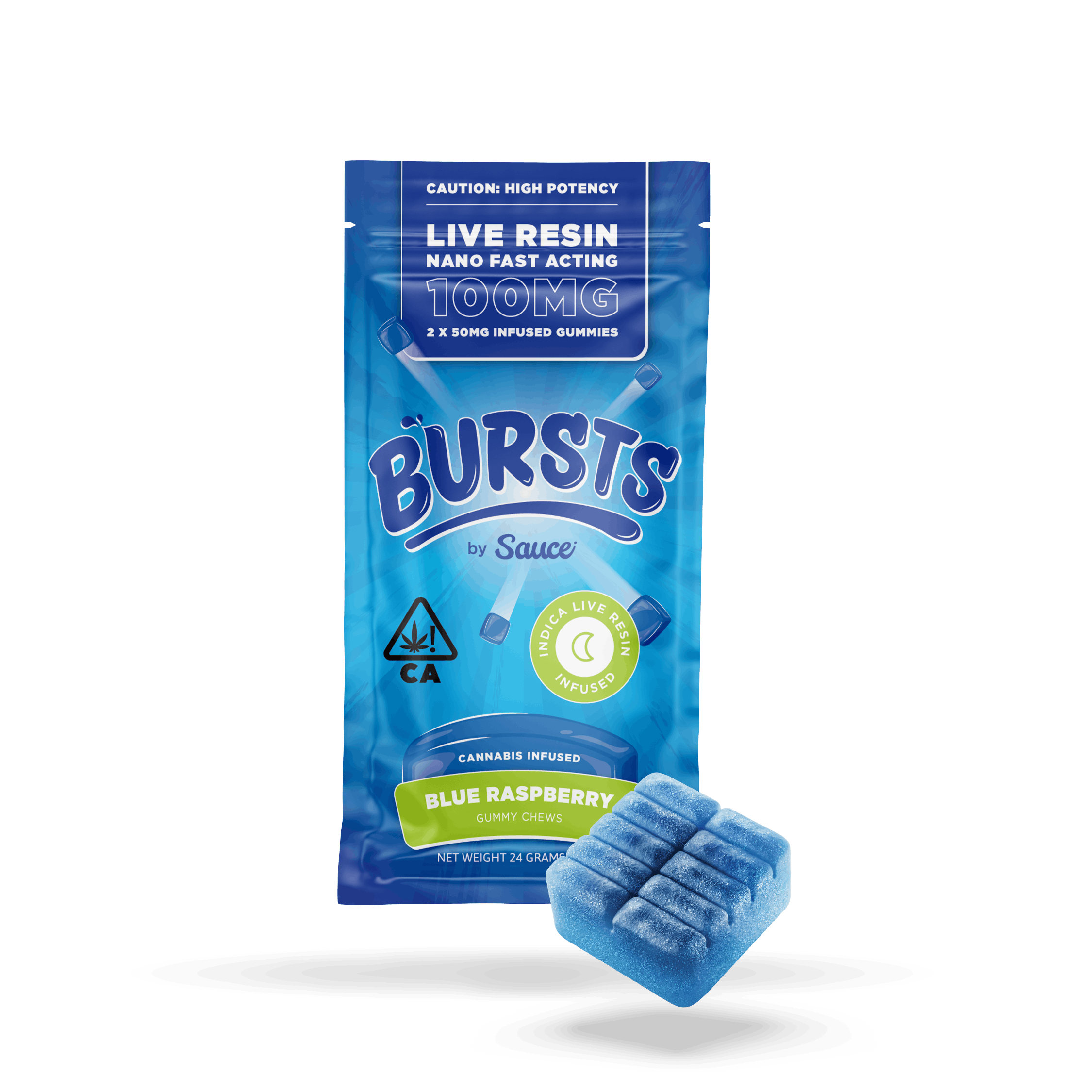 SAUCE - Bursts / Blue Raspberry - 100mg