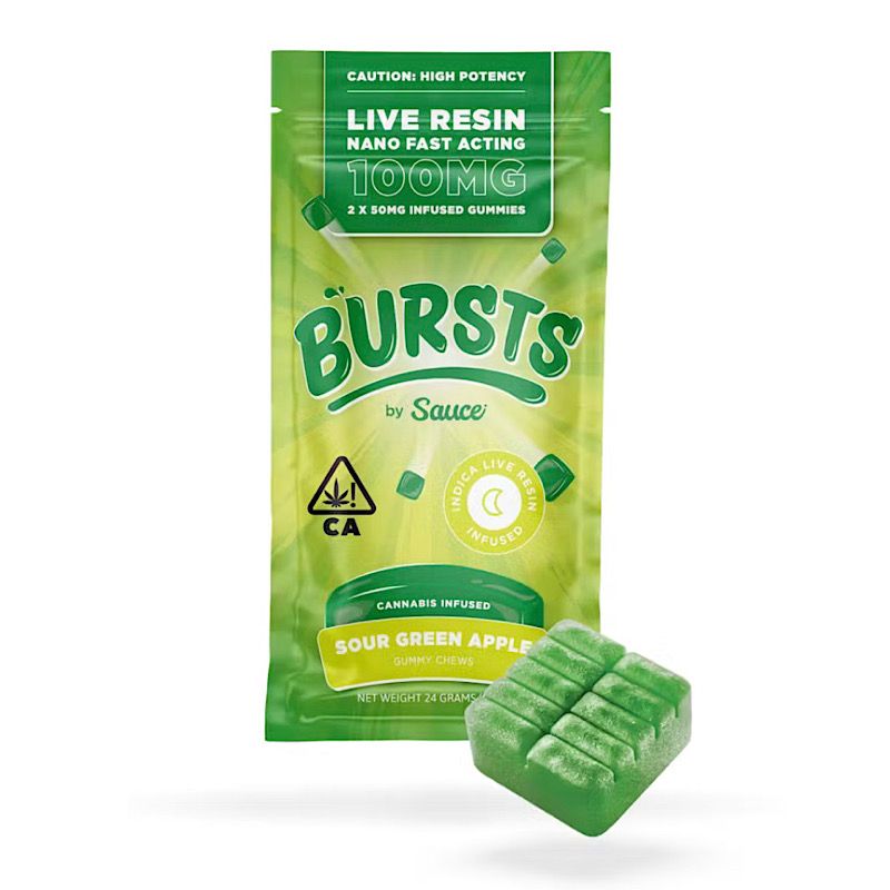 SAUCE - Bursts / Sour Green Apple - 100mg