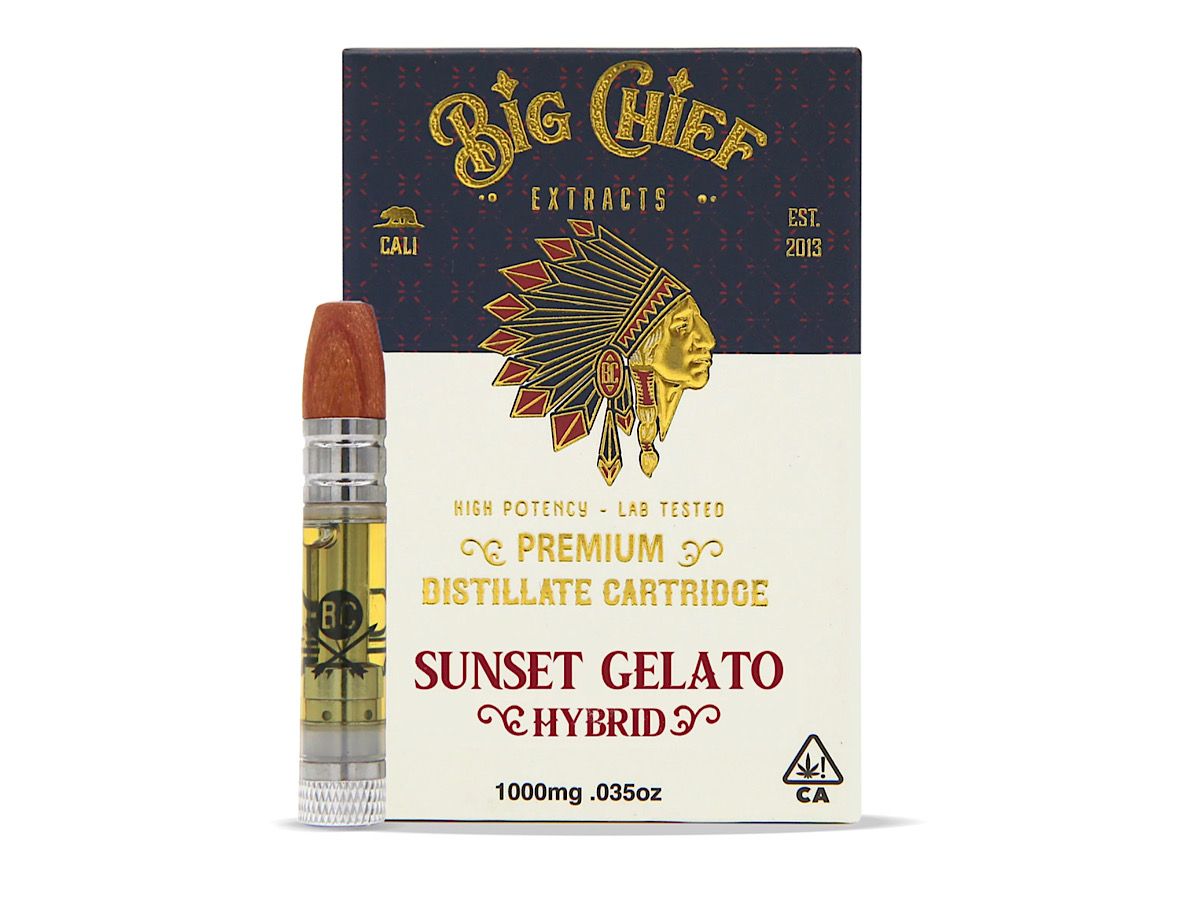 BIG CHIEF - BLACKWATER OG - 1G THC Cartridge - $30