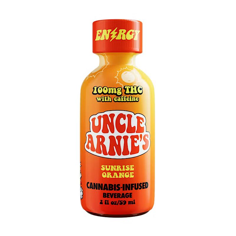 Uncle Arnie's - SUNSET ORANGE W/ CAFFEINE - 2oz Shot / 100mg/150mg