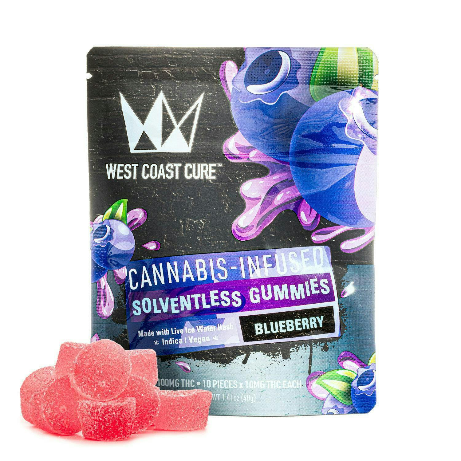 WEST COAST CURE - Blueberry - 10 Gummies (10mg each)