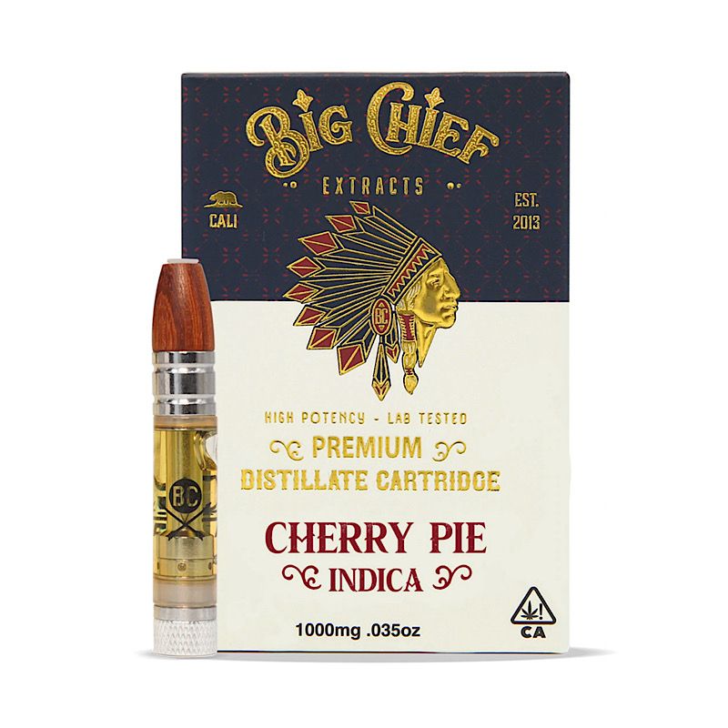BIG CHIEF - CHERRY PIE - 1G THC Cartridge - $30