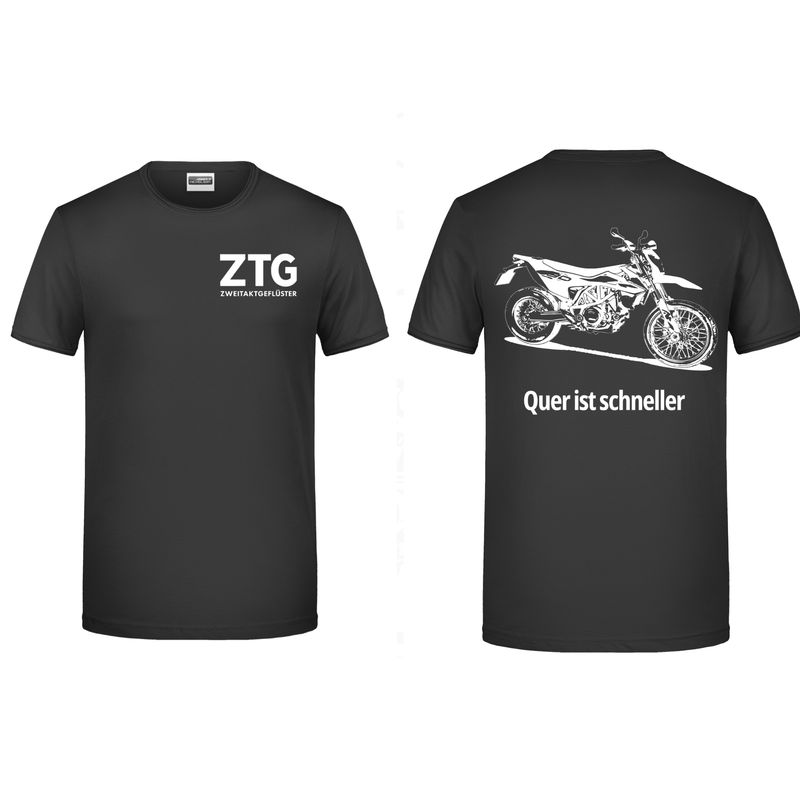 Quer ist schneller-Shirt