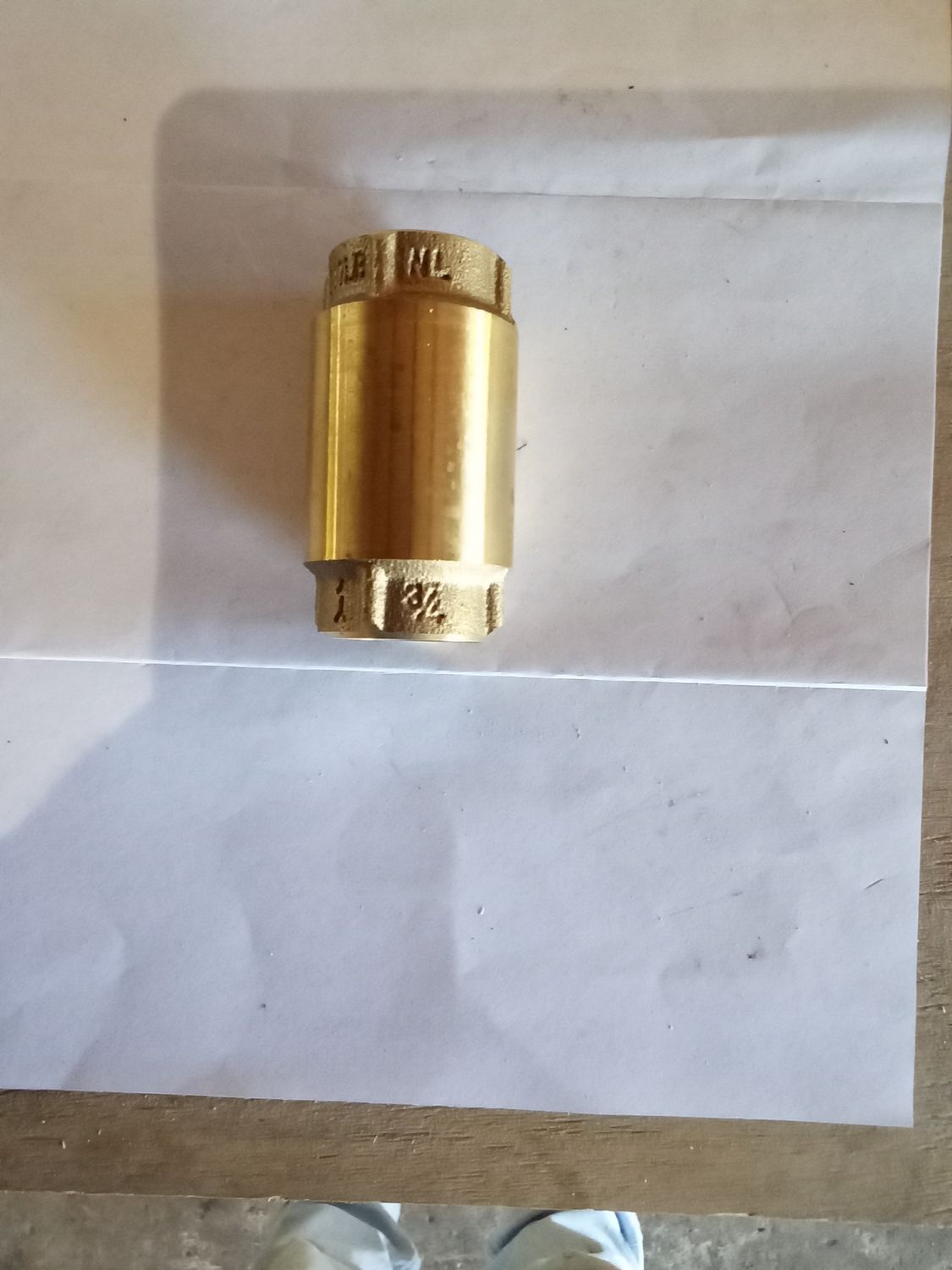 Brass 3/4 Check Valve