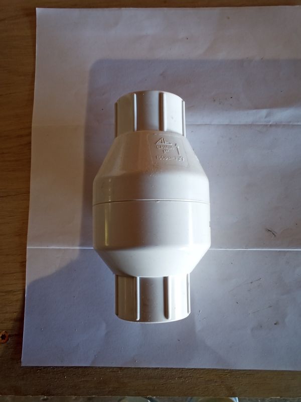 1&quot; PVC Check Valve SXS