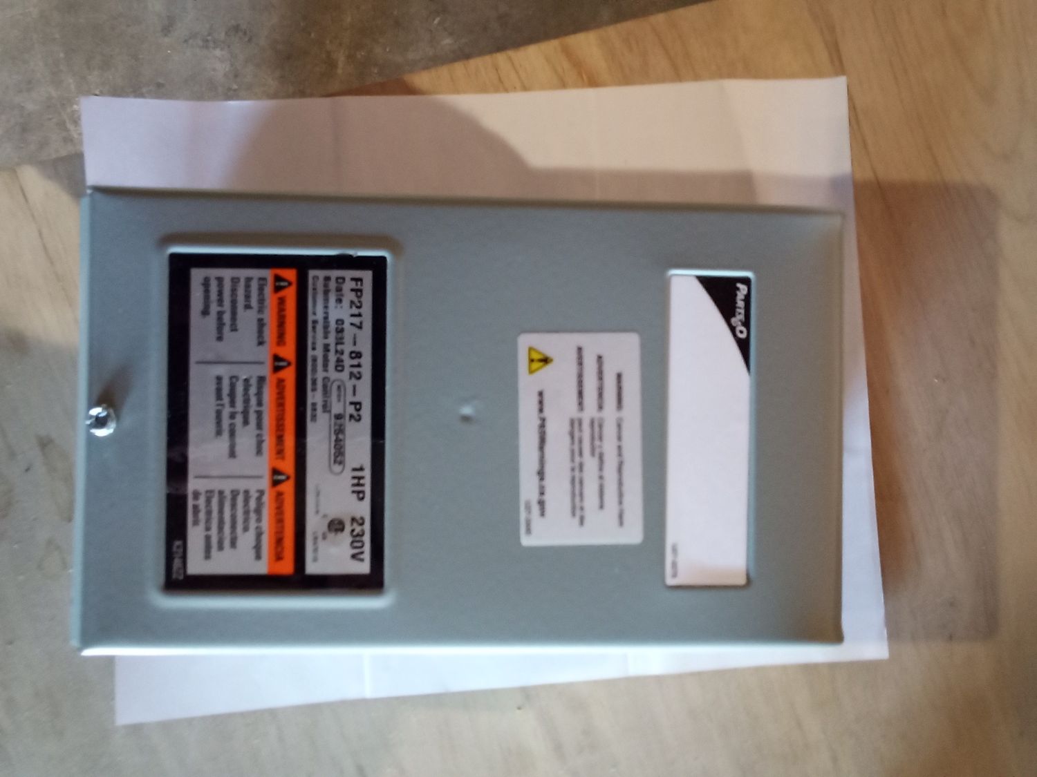 1HP Control Box